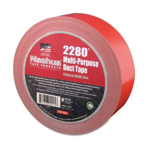 2280 General Purpose Duct Tapes, Red, 55m x 48mm x 9 mil - pack of 24 2280 General Purpose Duct Tapes, Red, 55m x 48mm x 9 mil - pack of 24