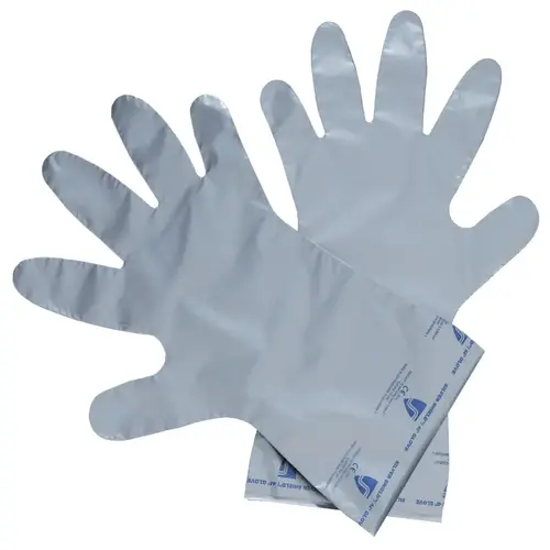 Silver Shield  Chemical-Resistant Gloves, Size 11, Silver - 2 per pack x10 packs