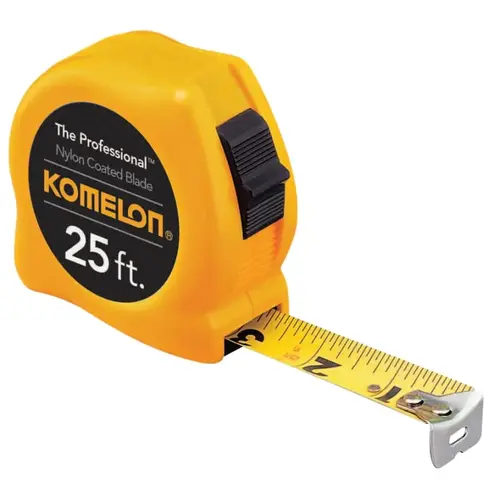 Professional Series Power Tapes, 1 in x 25 ft, Inch/Metric, Yellow/Black Professional Series Power Tapes, 1 in x 25 ft, Inch/Metric, Yellow/Black