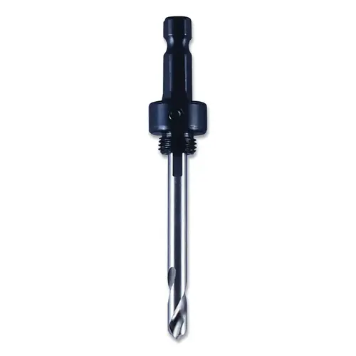 Hole Saw Arbor, 3/8 in Hex, 3/8 in Arbor dia, 1/2 in-20 Thread, Carbide Tipped Pilot Standard Arbor