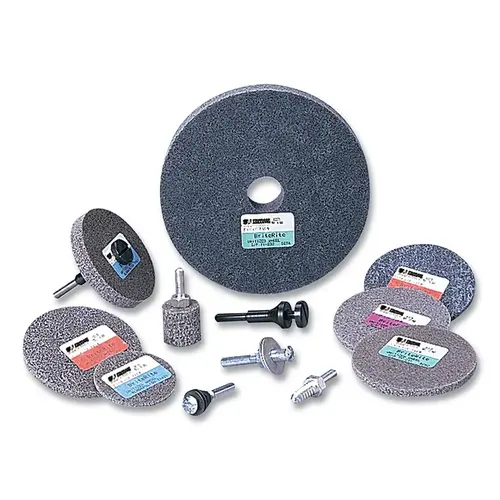 800 Series A/O Unitized Wheel, 2 in dia, 1/4 in Arbor, Medium Grade, 22000 RPM - pack of 10 800 Series A/O Unitized Wheel, 2 in dia, 1/4 in Arbor, Medium Grade, 22000 RPM - pack of 10