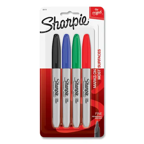 Fine Tip Permanent Marker, Assorted, Bullet Fine Tip Permanent Marker, Assorted, Bullet