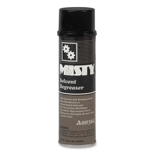 Solvent Degreaser, 20 oz, Aerosol Can, Unscented Clear - pack of 12