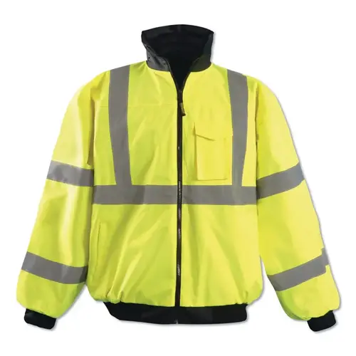 ECONOMY BOMBER JACKET- YELLOW- XL ECONOMY BOMBER JACKET- YELLOW- XL