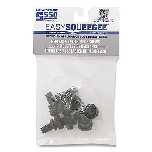 Easy Squeegee Replacement Thumb Screw, 7 pack Black - pack of 3 Easy Squeegee Replacement Thumb Screw, 7 pack Black - pack of 3