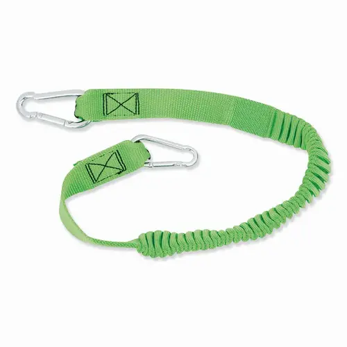 Slim Line Harness Lanyard, 18 in, Standard, 15 lb, Standard Hook, Single Leg Slim Line Harness Lanyard, 18 in, Standard, 15 lb, Standard Hook, Single Leg