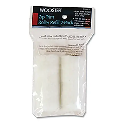 Zip Trim Rollers and Trays, 2 Pack, 3 in, 3/16 in Nap Length - pack of 12 Zip Trim Rollers and Trays, 2 Pack, 3 in, 3/16 in Nap Length - pack of 12