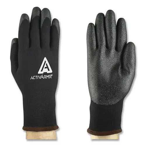 97-631 Cold Resistant Coated Gloves, Size 10, Black 97-631 Cold Resistant Coated Gloves, Size 10, Black