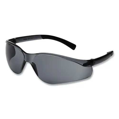 X330 Series Protective Eyewear Safety Glasses, Smoke Lens, Polycarbonate, Hard Coating, Smoke Frame