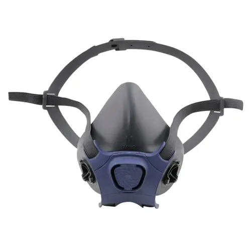 7000 Series Reusable Half-Mask Facepiece, Small, Gases/Particulates/Vapors, Thermoplastic Elastomer Blue