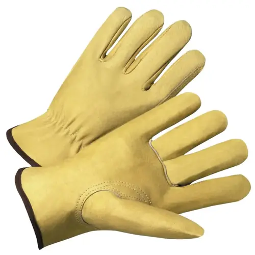 Standard Grain Pigskin Driver Gloves, Large, Unlined, Tan - 2 per pack x12 packs Standard Grain Pigskin Driver Gloves, Large, Unlined, Tan - 2 per pack x12 packs