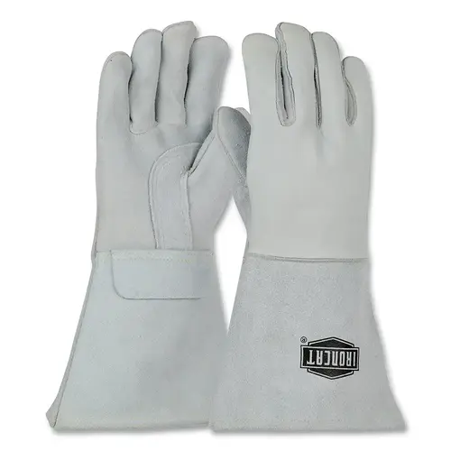 Grain Leather Welding Glove, Straight Thumb, Large, White Pair - 2 per pack x 48 packs Grain Leather Welding Glove, Straight Thumb, Large, White Pair - 2 per pack x 48 packs