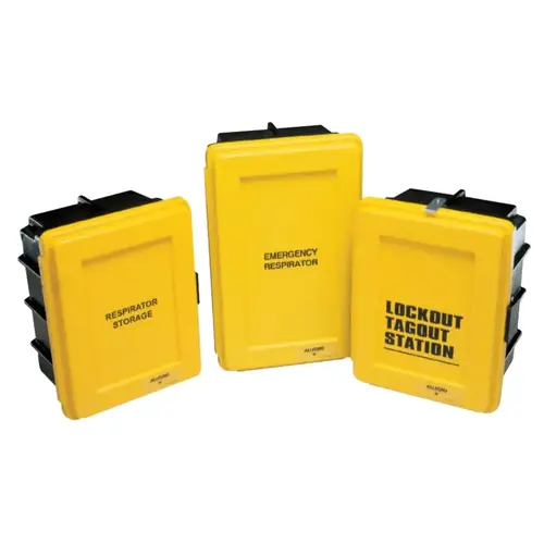 Wall Cases, For Emergency Respirator Yellow Wall Cases, For Emergency Respirator Yellow