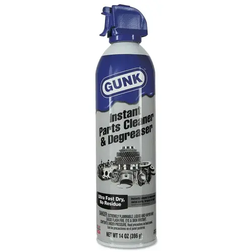 Instant Parts Cleaners and Degreaser, 14 oz, Aerosol Can Colorless - pack of 12