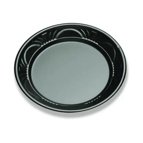 PLATE PLASTIC 7 PEARL BLACK PLATE PLASTIC 7 PEARL BLACK