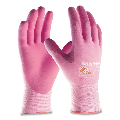 MaxiFlex Active Work Gloves, Large, Pink - 2 per pack x12 packs MaxiFlex Active Work Gloves, Large, Pink - 2 per pack x12 packs