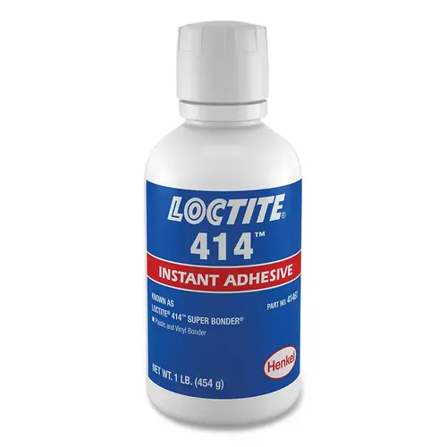 414 Super Bonder Instant Adhesive, Plastic Bonder, 1 oz, Bottle, Clear 414 Super Bonder Instant Adhesive, Plastic Bonder, 1 oz, Bottle, Clear