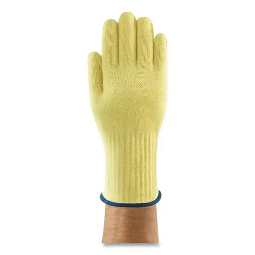 43-113 Heat and Flame Resistant Gloves, Kevlar Para Aramid with Silica, Cotton Liner, Yellow, Size 9 - 2 per pack x36 packs 43-113 Heat and Flame Resistant Gloves, Kevlar Para Aramid with Silica, Cotton Liner, Yellow, Size 9 - 2 per pack x36 packs