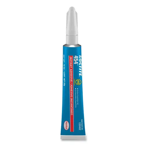 454 Prism Instant Adhesive, Surface Insensitive Gel, 3 g, Tube, Clear 454 Prism Instant Adhesive, Surface Insensitive Gel, 3 g, Tube, Clear