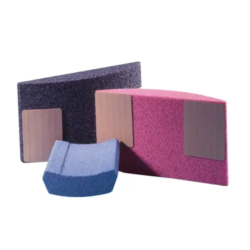 Medalist Surface Grinding Segments, 30 Grit, 5 x 1 1/2 x 6, Ceramic Alumina Blue Medalist Surface Grinding Segments, 30 Grit, 5 x 1 1/2 x 6, Ceramic Alumina Blue