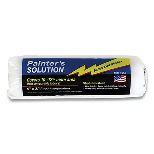 Painter's Solution  Roller Covers, 9 in, 3/4 in Nap Length - pack of 12