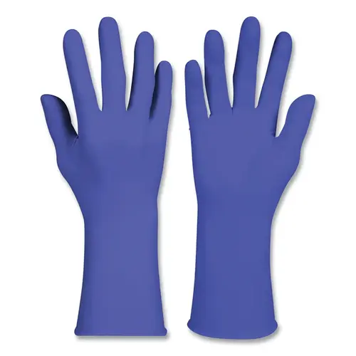 G3 Nitrile Gloves, Beaded Cuff, Unlined, X-Large, Sapphire, 7.1 mil - pack of 100