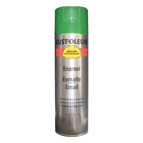 High Performance V2100 System Enamel Aerosol, 15 oz Can, Bright Green, Gloss Paint High Performance V2100 System Enamel Aerosol, 15 oz Can, Bright Green, Gloss Paint
