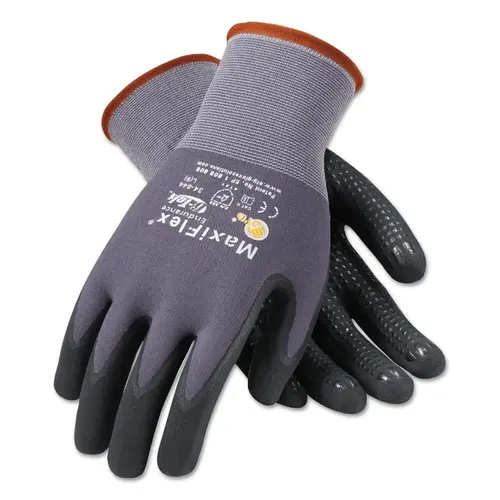 MaxiFlex Endurance Gloves, Small, Black/Gray, Palm and Finger Coated MaxiFlex Endurance Gloves, Small, Black/Gray, Palm and Finger Coated