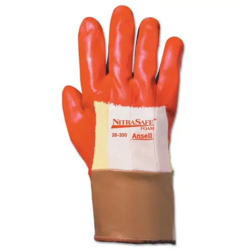 28-350 Heavy Duty Coated Gloves, Size 10, Orange - 2 per pack x12 packs