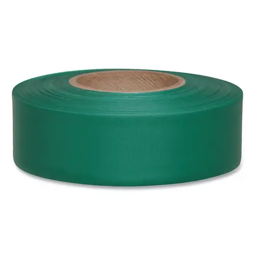 Taffeta Flagging Tape, 1-3/16 in x 300 ft, Green - pack of 12 Taffeta Flagging Tape, 1-3/16 in x 300 ft, Green - pack of 12