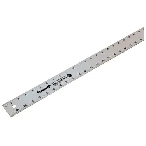 Aluminum Straight Edge, Heavy-Duty, 96 in L, SAE