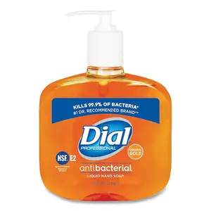 DIAL 16LQDIAL Gold Antibacterial Liquid Hand Soap, Floral, 16 oz, Pump Bottle - pack of 12