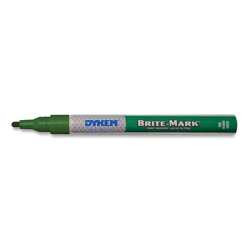 BRITE-MARK Fine Markers, Green, Fine - pack of 12