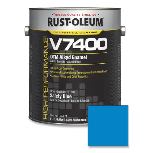 High Performance V7400 System DTM Alkyd Enamel, 1 Gal, Safety Blue, High-Gloss - pack of 2 High Performance V7400 System DTM Alkyd Enamel, 1 Gal, Safety Blue, High-Gloss - pack of 2