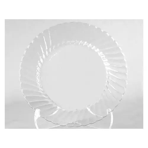 6 CLEAR CLASSICWARE PLATE 10/18 6 CLEAR CLASSICWARE PLATE 10/18