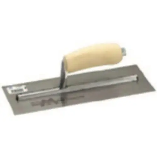 MXS4 11-1/2X4-3/4 FINISHING TROWEL-CURVED HANDLE MXS4 11-1/2X4-3/4 FINISHING TROWEL-CURVED HANDLE