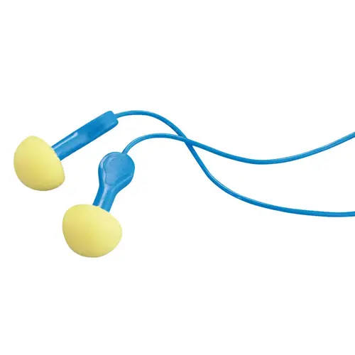 E-A-R Express Pod Plugs Earplug, Polyurethane, Yellow, Blue Grips, Uncorded - 2 per pack x100 packs E-A-R Express Pod Plugs Earplug, Polyurethane, Yellow, Blue Grips, Uncorded - 2 per pack x100 packs