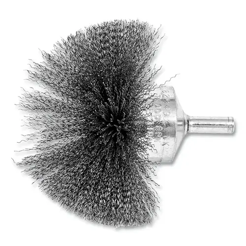 3" CIRCULAR MOUNTED FLARED END BRUSH .008 CS WIR - pack of 10 3" CIRCULAR MOUNTED FLARED END BRUSH .008 CS WIR - pack of 10