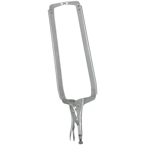 The Original  Locking C-Clamp with Regular Tips, 24 in L, 10 in Max, 15-1/2 in Throat D
