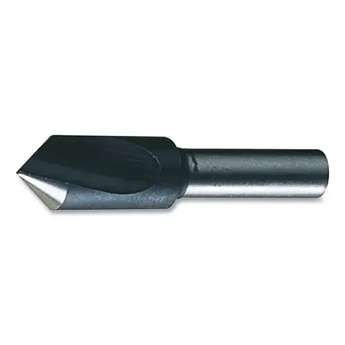 Black Oxide HSS Countersink, 5/8 in dia Body, 0.375 in dia Shank, Reduced Shank, Style 10001