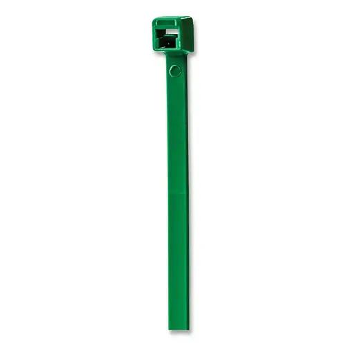 General Purpose Cable Tie, 50 lb Tensile Strength, 7.6 in L, Green, 100 EA/BG General Purpose Cable Tie, 50 lb Tensile Strength, 7.6 in L, Green, 100 EA/BG