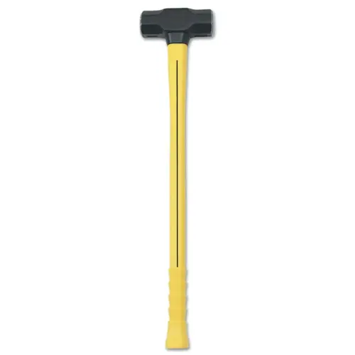Ergo-Power Double-Face Steel-Head Sledge Hammer, 12 lb Head, 32 in Super Grip Handle Yellow Ergo-Power Double-Face Steel-Head Sledge Hammer, 12 lb Head, 32 in Super Grip Handle Yellow