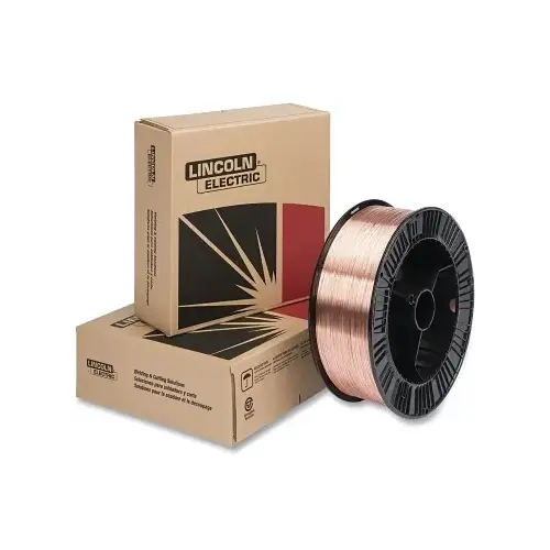 SuperArc L-56 MIG Wire, 0.035 in dia, 33 lb Plastic Spool, Copper Coated Mild Steel SuperArc L-56 MIG Wire, 0.035 in dia, 33 lb Plastic Spool, Copper Coated Mild Steel