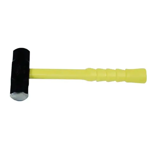 Ergo-Power Double-Face Steel-Head Sledge Hammer, 3 lb Head, 14 in Super Grip Handle Yellow Ergo-Power Double-Face Steel-Head Sledge Hammer, 3 lb Head, 14 in Super Grip Handle Yellow
