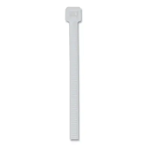 General Purpose Cable Tie, 50 lb Tensile Strength, 11.1 in L, Natural, 1000 EA/BG - pack of 1000 General Purpose Cable Tie, 50 lb Tensile Strength, 11.1 in L, Natural, 1000 EA/BG - pack of 1000