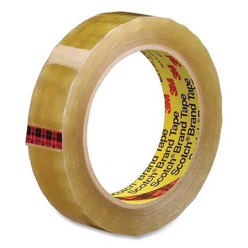 681 Light Duty Packaging Tape, 3/4 in W x 72 yd L, Clear - pack of 48