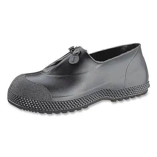 SF PVC Overboots, Ankle, Medium, 4 in H, Blac - 2 per pack x12 packs