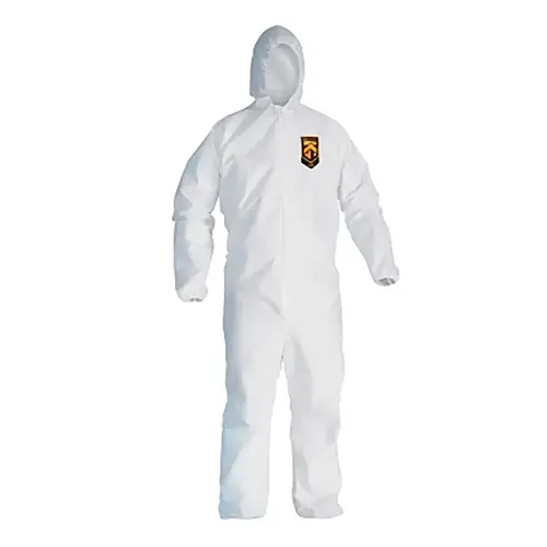 KleenGuard A20 Breathable Particle Protection Coverall, White, Small, ZF, EWA - pack of 30 KleenGuard A20 Breathable Particle Protection Coverall, White, Small, ZF, EWA - pack of 30