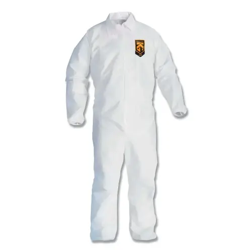 KleenGuard  A20 Breathable Particle Protection Coverall, White, Large, ZF, EWA - pack of 24