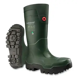 Dunlop LPLKL01-11 FieldPRO Thermo+ Rubber Boots, Size 11, Green Pair